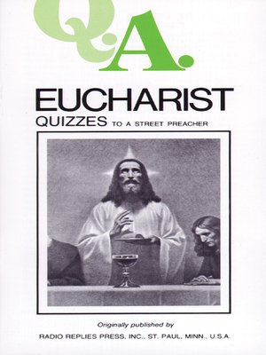 cover image of Eucharist Quizzes